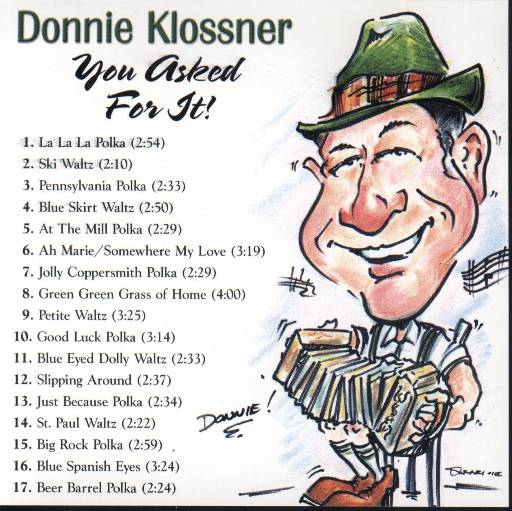 Donnie Klossner " You Asked For It " - Click Image to Close